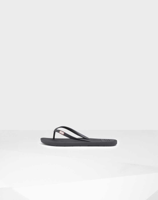 Hunter Original Flip Flops Herre Svarte | NO-8039MYT