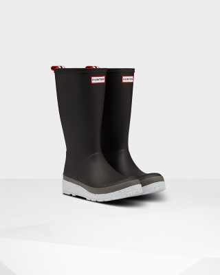 Hunter Original Høye Speckle Rain Spill Boots Dame Svarte Grå | NO-7098DKI