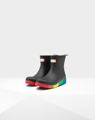 Hunter Original Pride Flatform Rain Spill Boots Dame Svarte | NO-7318DJB