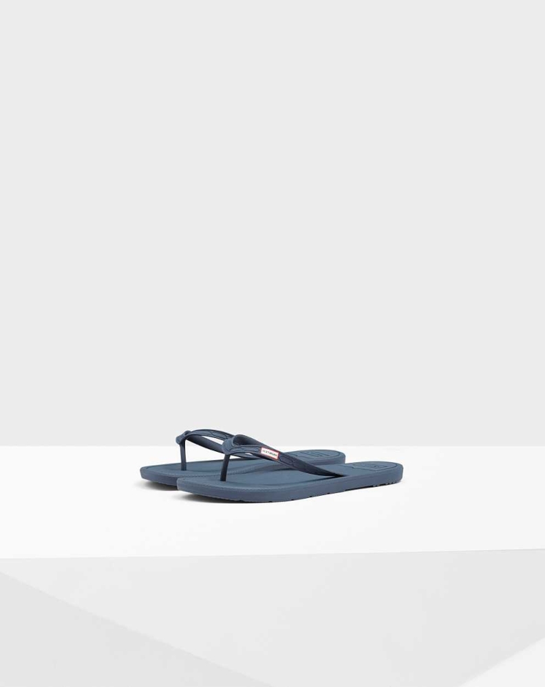 Hunter Original Flip Flops Herre Marineblå | NO-1702EOT