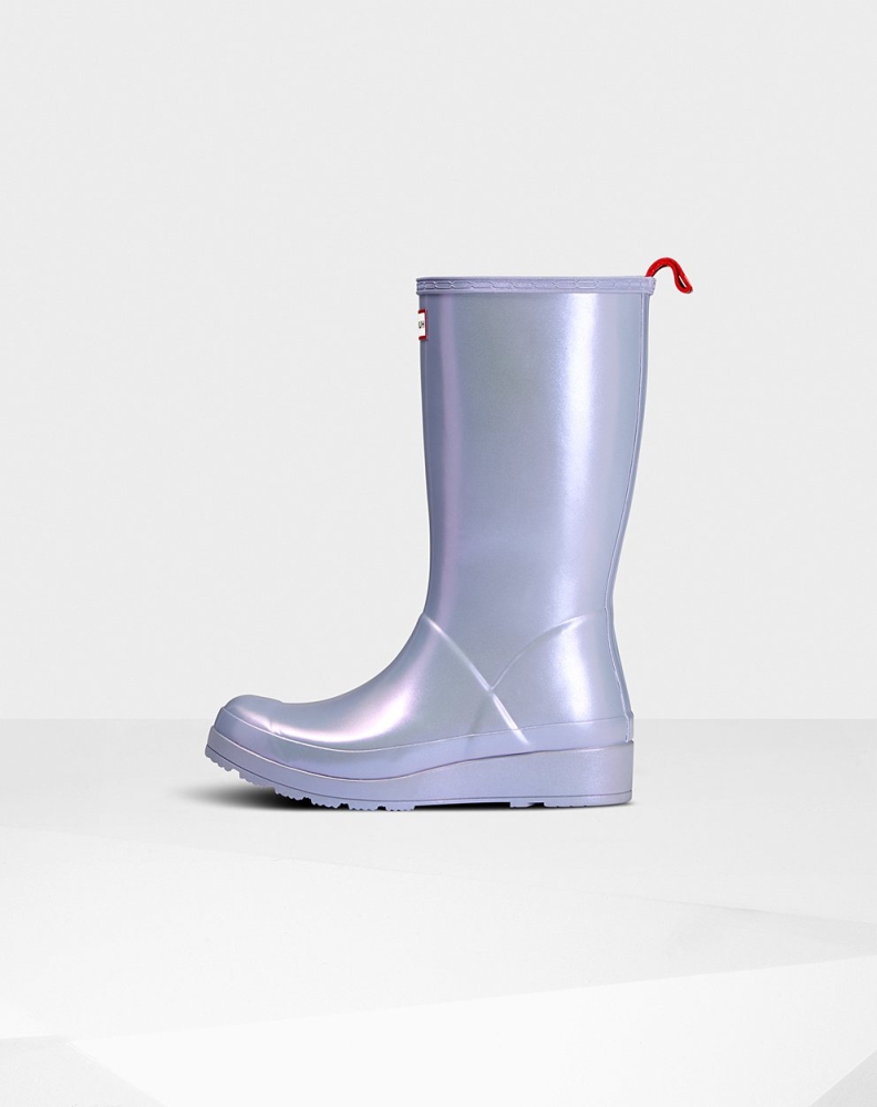 Hunter Original Høye Nebula Rain Spill Boots Dame Lilla | NO-5193ANM