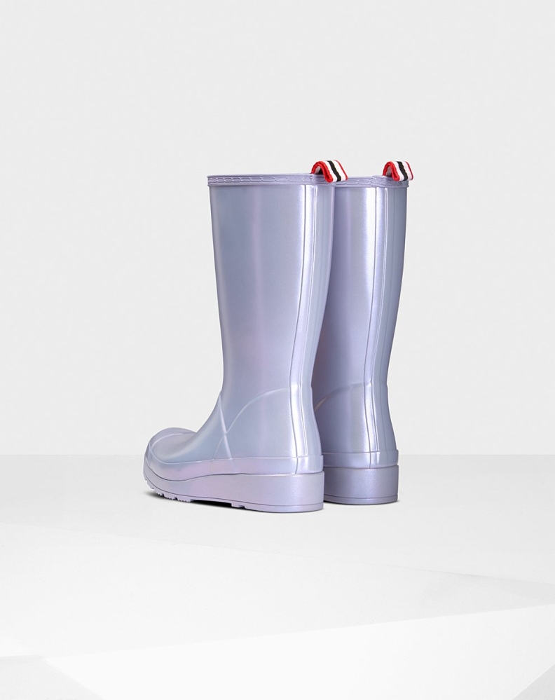 Hunter Original Høye Nebula Rain Spill Boots Dame Lilla | NO-5193ANM