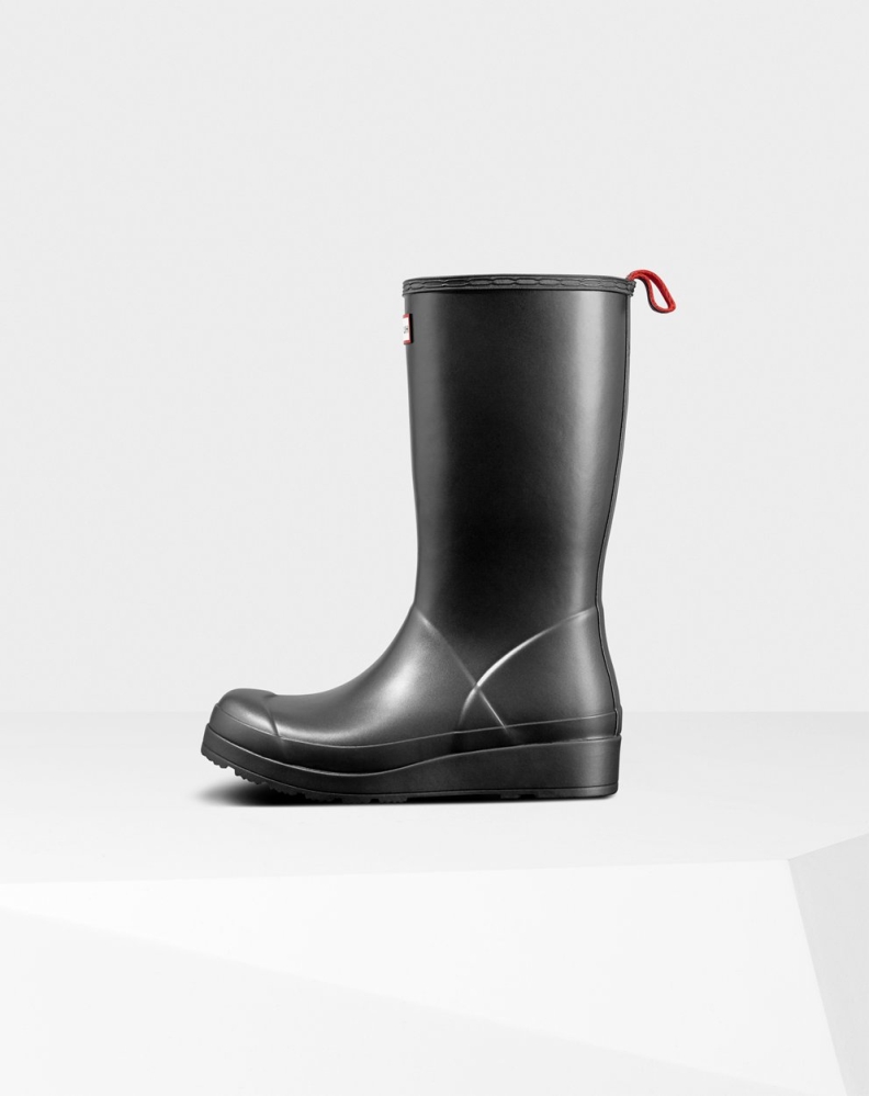 Hunter Original Høye Pearlized Rain Spill Boots Dame Svarte | NO-3871TVJ