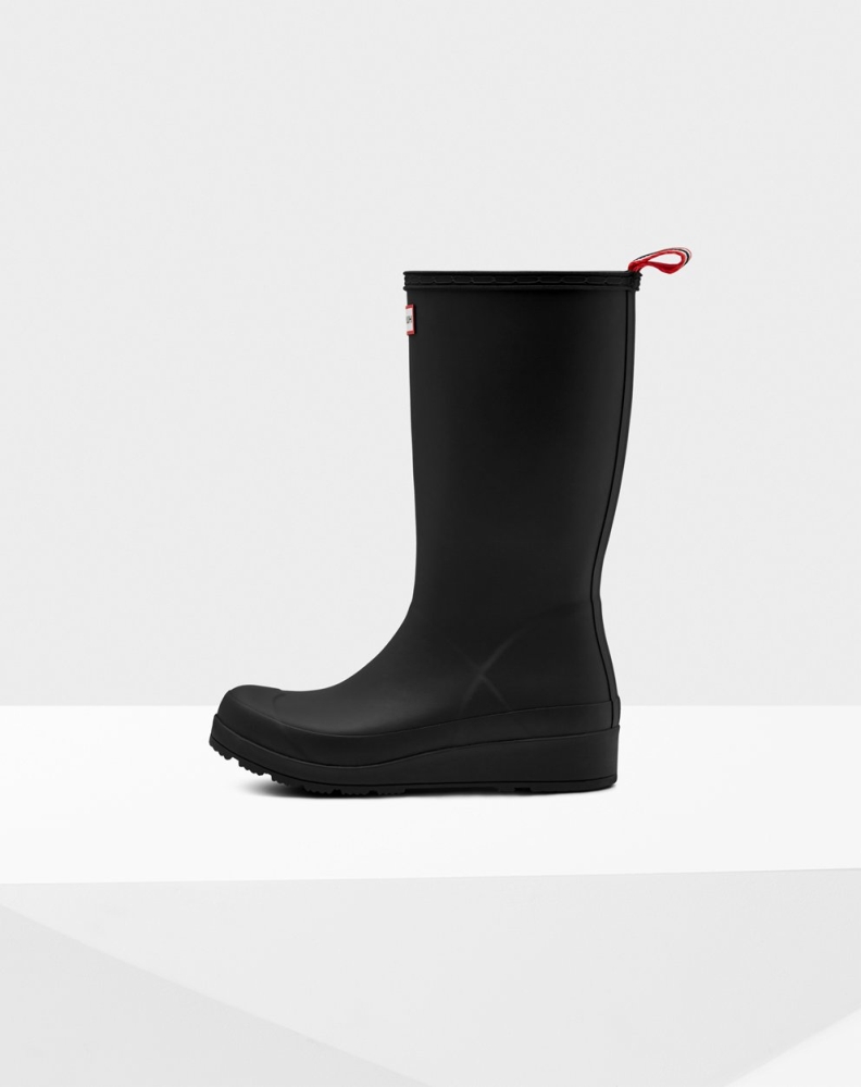 Hunter Original Høye Rain Spill Boots Dame Svarte | NO-6028AJR