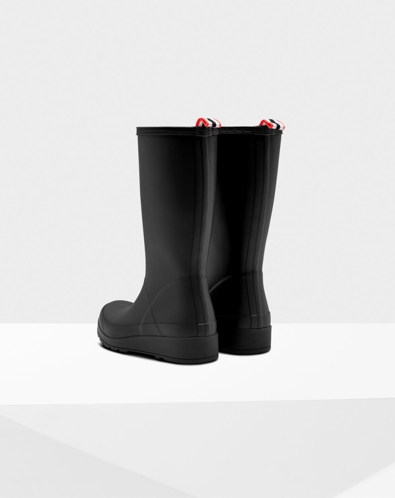 Hunter Original Høye Rain Spill Boots Dame Svarte | NO-6028AJR