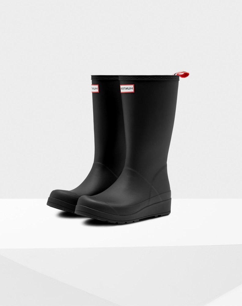 Hunter Original Høye Rain Spill Boots Dame Svarte | NO-6028AJR