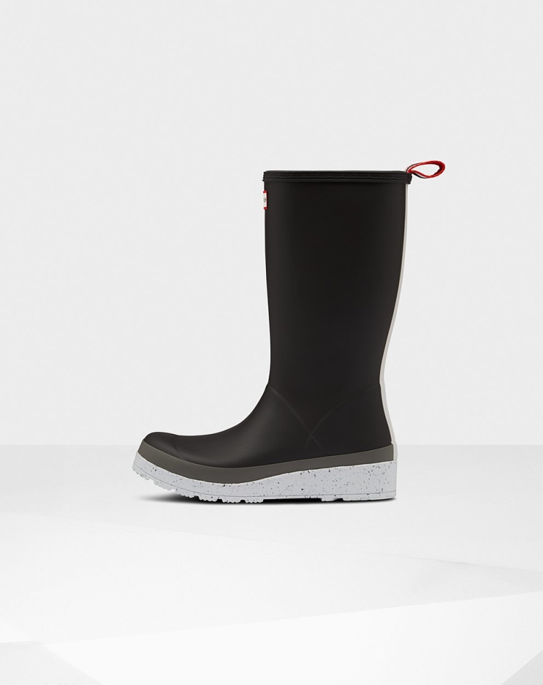 Hunter Original Høye Speckle Rain Spill Boots Dame Svarte Grå | NO-7098DKI