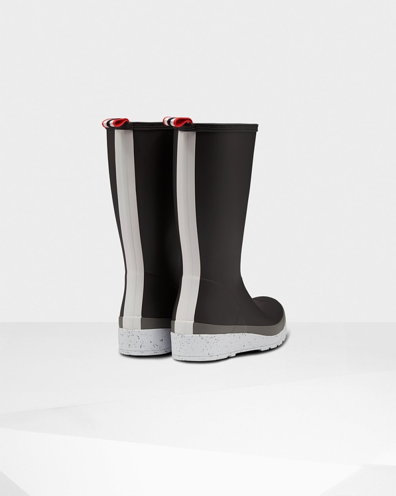 Hunter Original Høye Speckle Rain Spill Boots Dame Svarte Grå | NO-7098DKI