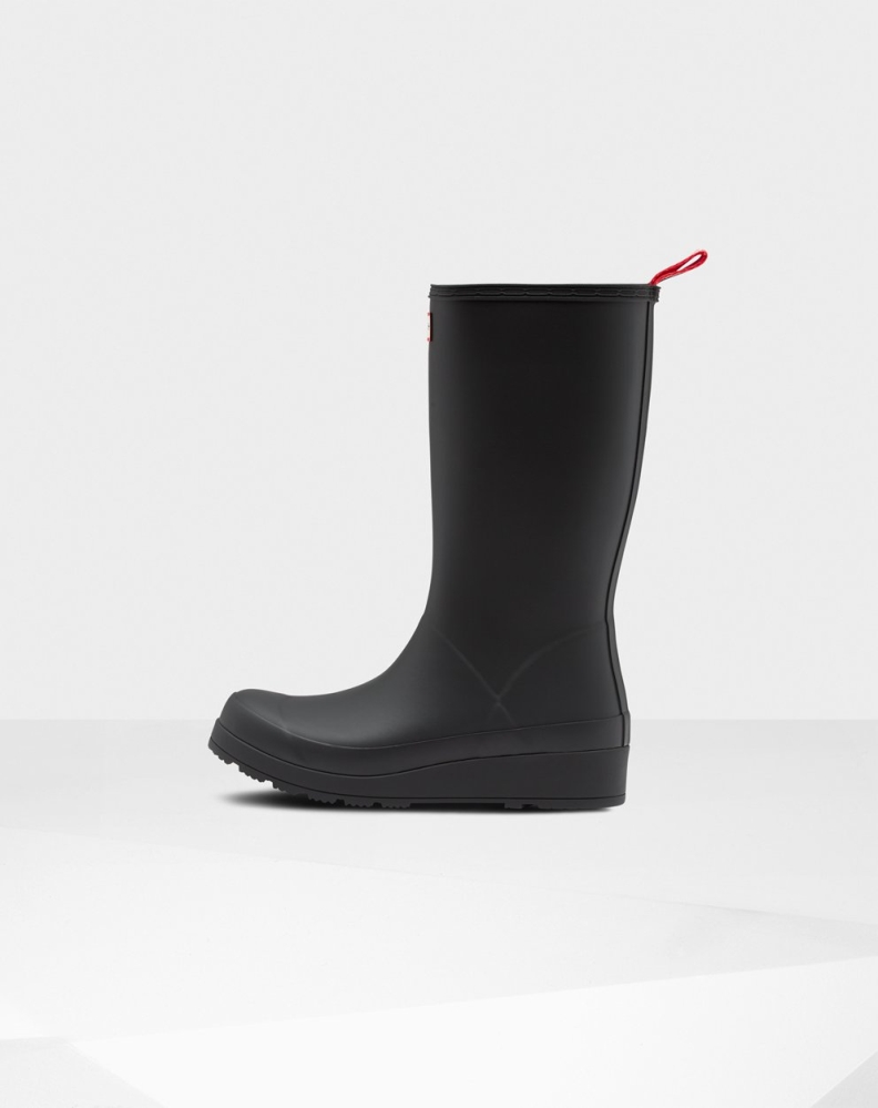 Hunter Original Insulated Høye Rain Spill Boots Dame Svarte | NO-8729YKL