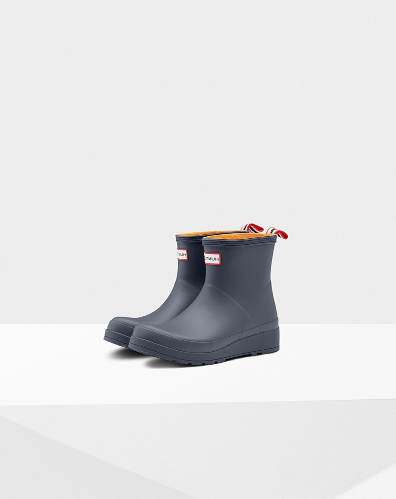 Hunter Original Insulated Kort Rain Spill Boots Dame Grå | NO-5820JTC