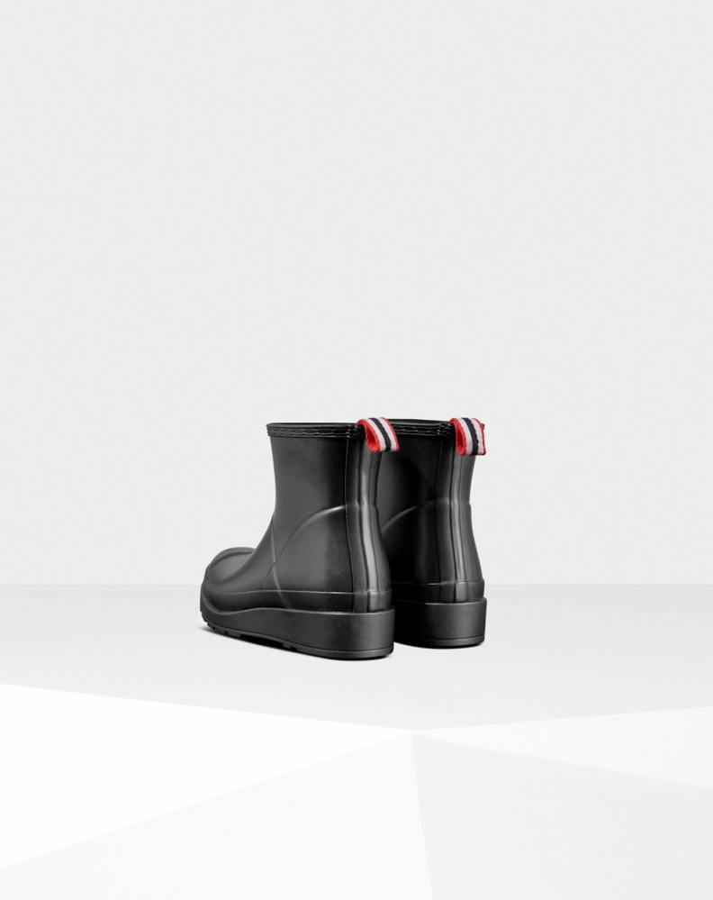 Hunter Original Kort Pearlized Rain Spill Boots Dame Svarte | NO-0964NYG