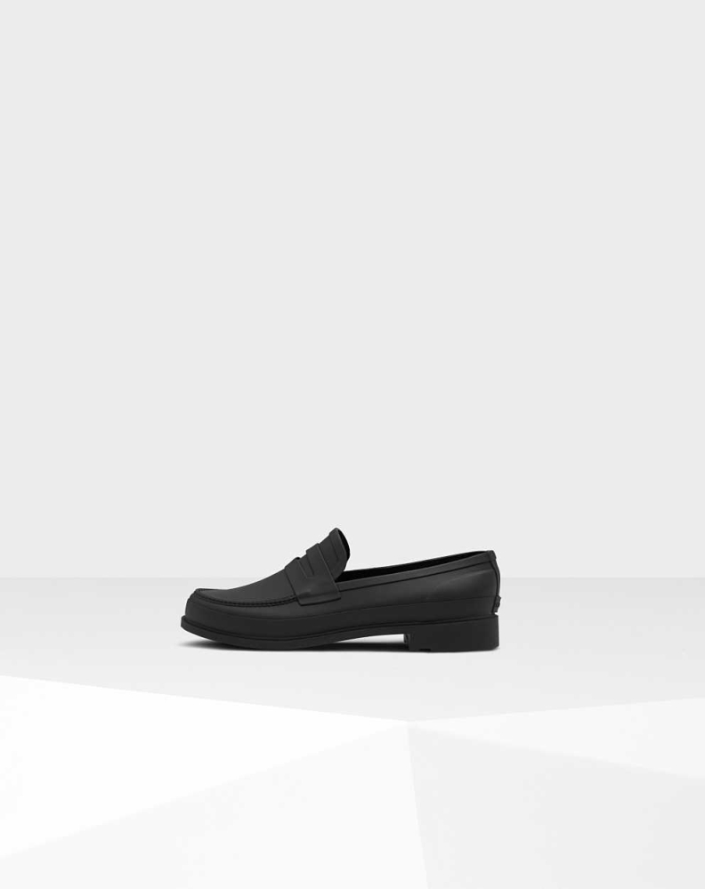 Hunter Refined Penny Loafers Herre Svarte | NO-4305DLP